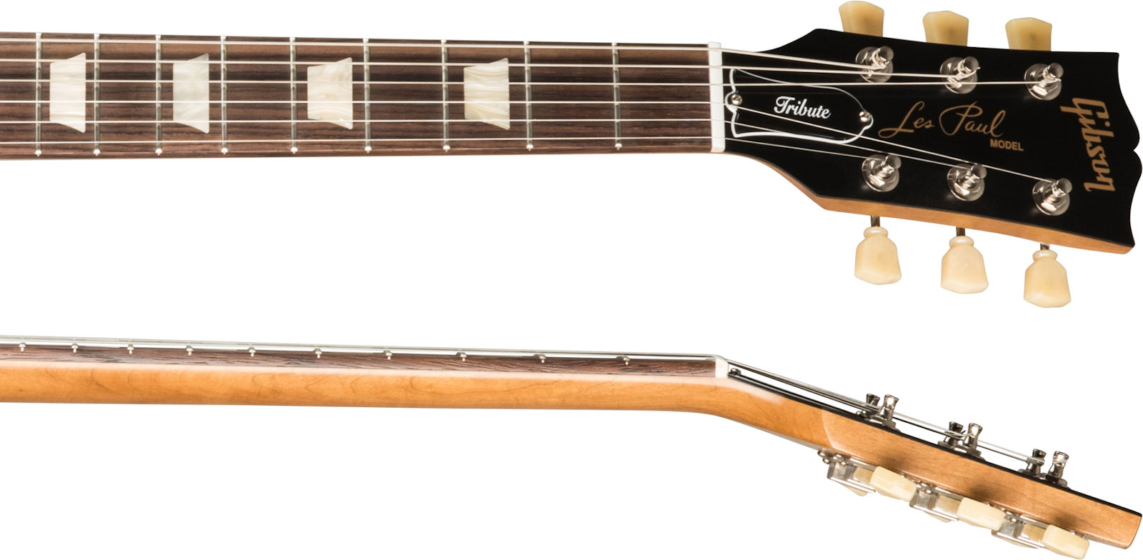 Gibson Les Paul Tribute Modern 2h Ht Rw - Satin Tobacco Burst - Single-Cut-E-Gitarre - Variation 3