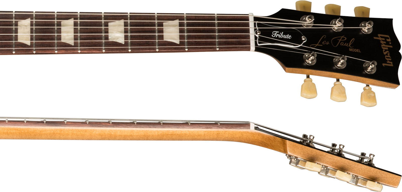 Gibson Les Paul Tribute Modern 2h Ht Rw - Satin Honey Burst - Single-Cut-E-Gitarre - Variation 3