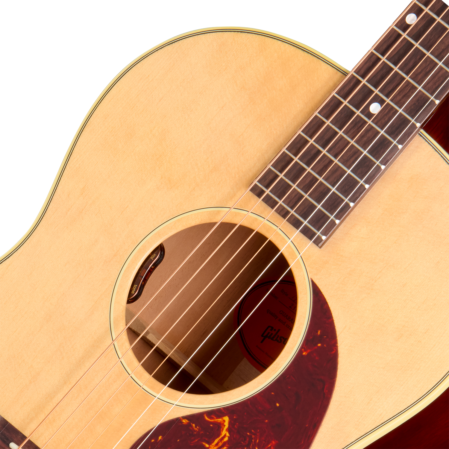 Gibson Lg2 50s Original (baggs Hifi Dna) Concert Epicea Acajou Rw - Antique Natural - Folk-Gitarre - Variation 2