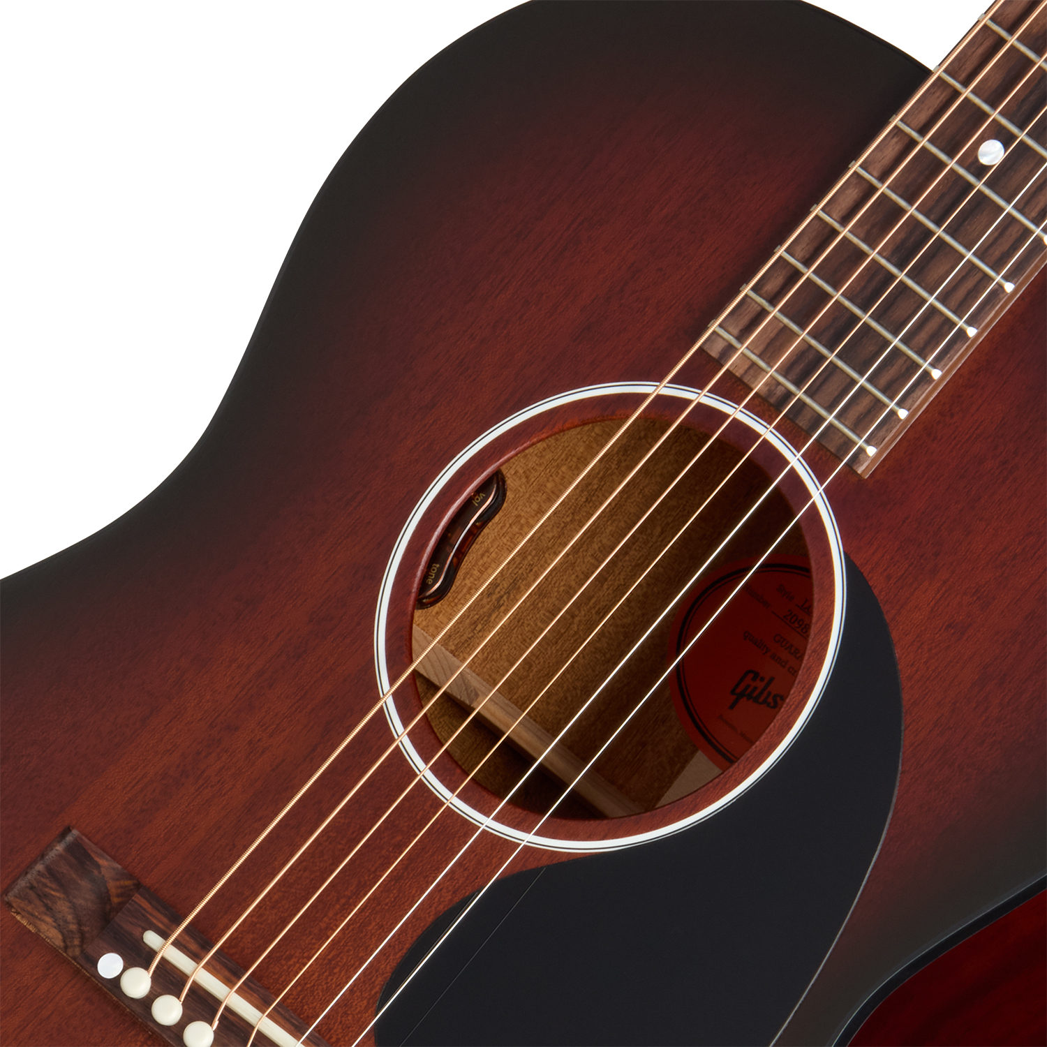 Gibson Lg2 All Mahogany Faded Tout Acajou Rw - Vintage Sunburst - Folk-Gitarre - Variation 2