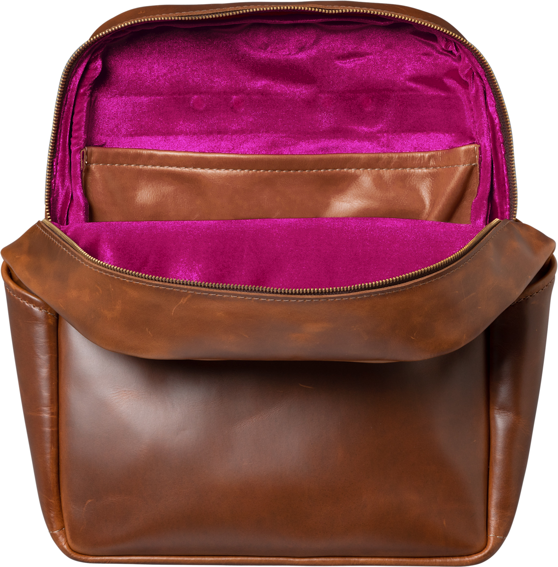 Gibson Lifton Leather Backpack Sac A Dos Cuir Brown - Werbe Rucksack - Variation 3