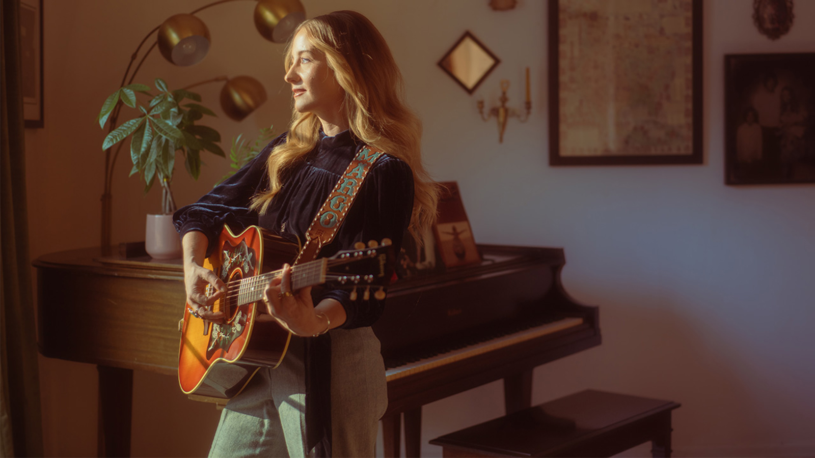 Gibson Margo Price J45 Signature Dreadnought Epicea Acajou Rw - Heritage Cherry Sunburst - Folk-Gitarre - Variation 5