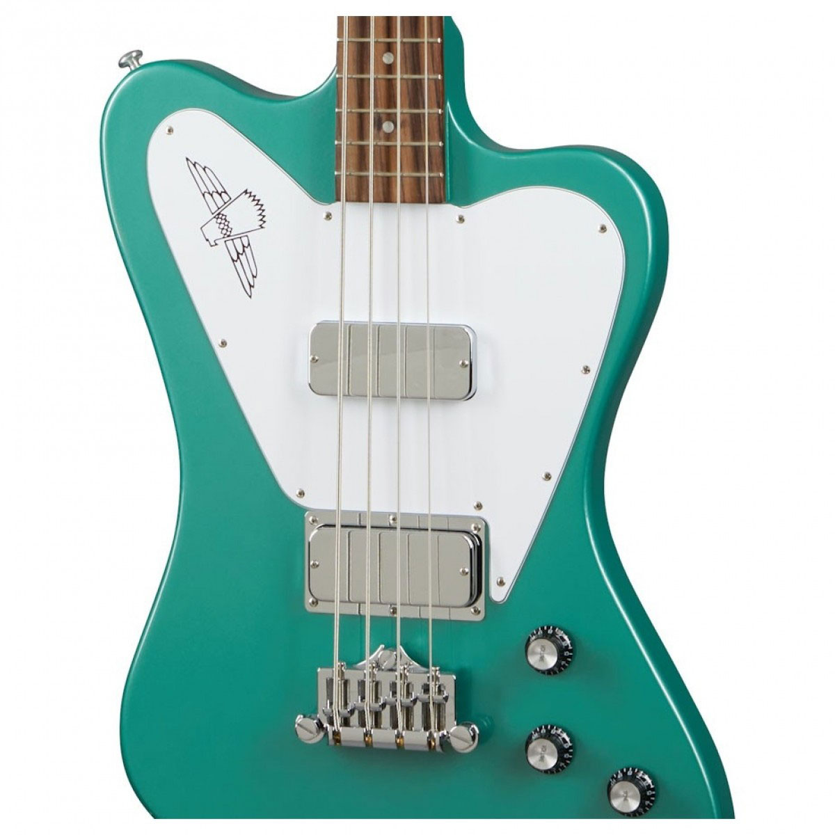 Gibson Non-reverse Thunderbird Modern Rw - Inverness Green - Solidbody E-bass - Variation 3