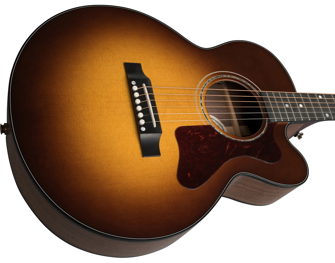 Gibson Parlor Walnut M 2019 Small Body Cw Epicea Noyer Ric - Walnut Burst - Westerngitarre & electro - Variation 3