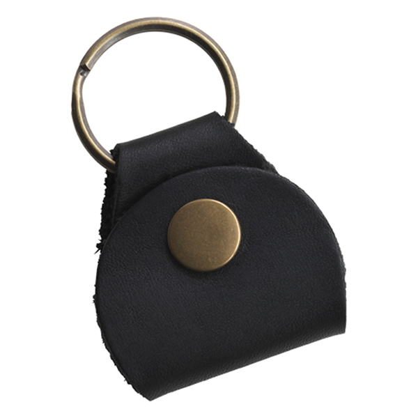 Gibson Premium Leather Pickholder Keychain Black - Plektrum Halter - Variation 1