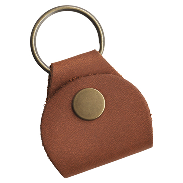 Gibson Premium Leather Pickholder Keychain Brown - Plektrum Halter - Variation 1