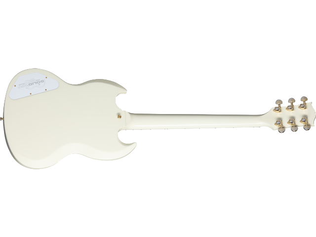 Gibson Sg Les Paul Custom 1961 60th Anniversary 3h Trem Eb - Vos Aged Polaris White - Double Cut E-Gitarre - Variation 1
