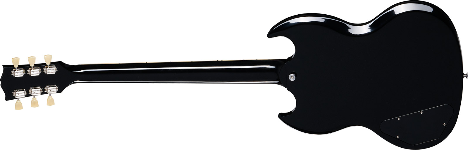 Gibson Sg Standard 1961 Custom Color 2h Ht Rw - Cardinal Red Burst - Double Cut E-Gitarre - Variation 1