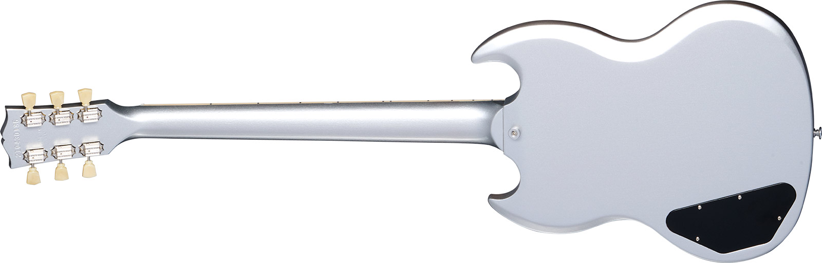 Gibson Sg Standard 1961 Custom Color 2h Ht Rw - Silver Mist - Double Cut E-Gitarre - Variation 1
