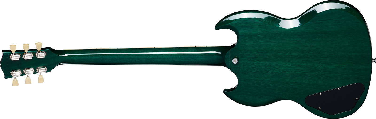 Gibson Sg Standard 1961 Custom Color 2h Ht Rw - Translucent Teal - Double Cut E-Gitarre - Variation 1