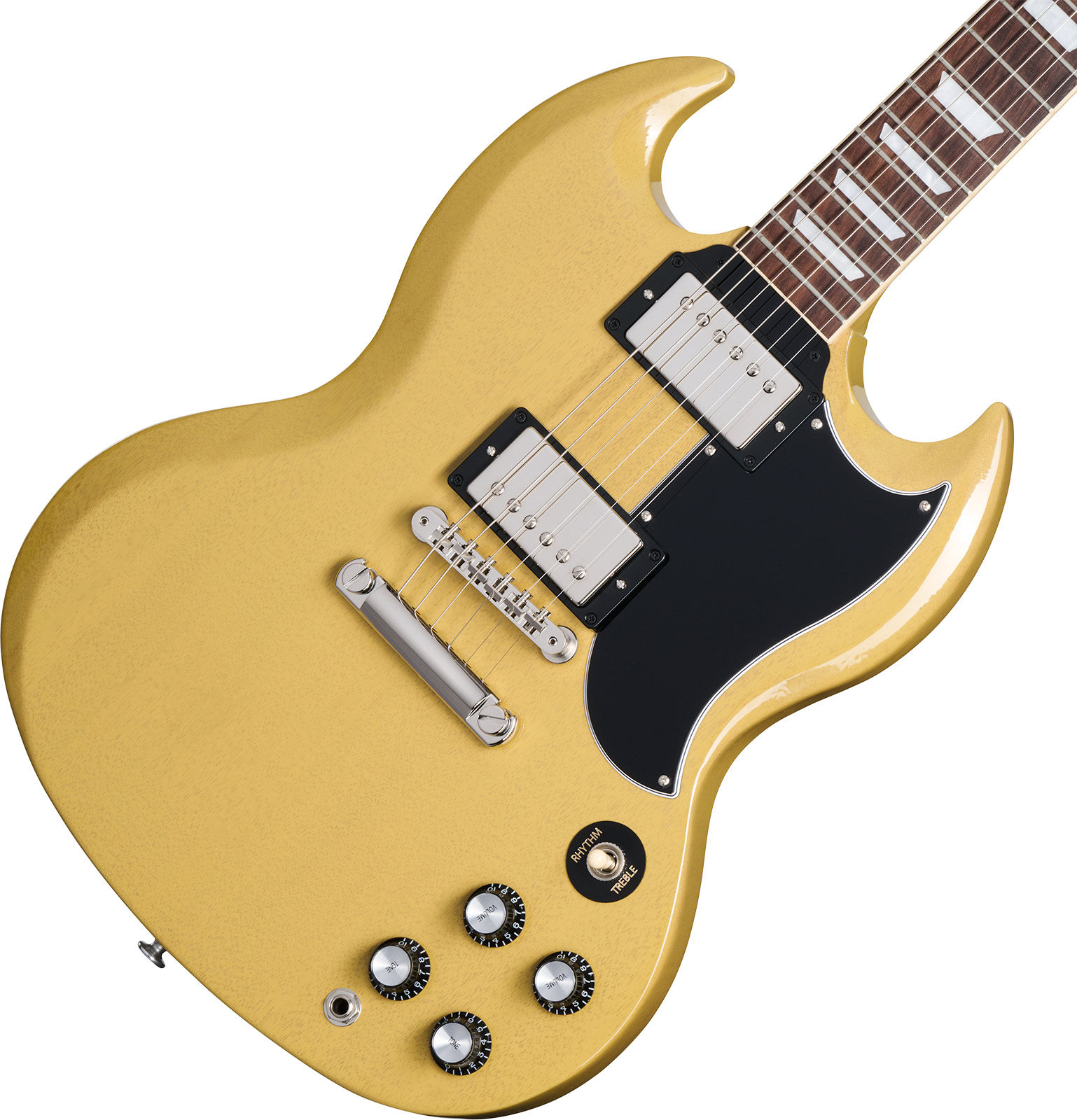 Gibson Sg Standard 1961 Custom Color 2h Ht Rw - Tv Yellow - Double Cut E-Gitarre - Variation 3
