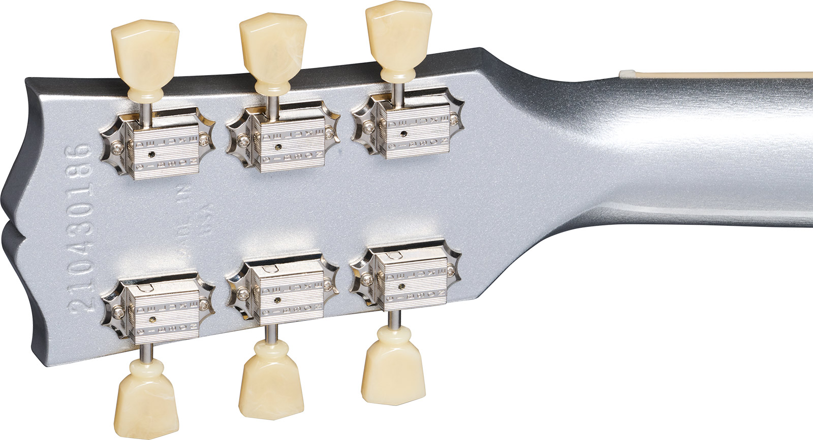 Gibson Sg Standard 1961 Custom Color 2h Ht Rw - Silver Mist - Double Cut E-Gitarre - Variation 4