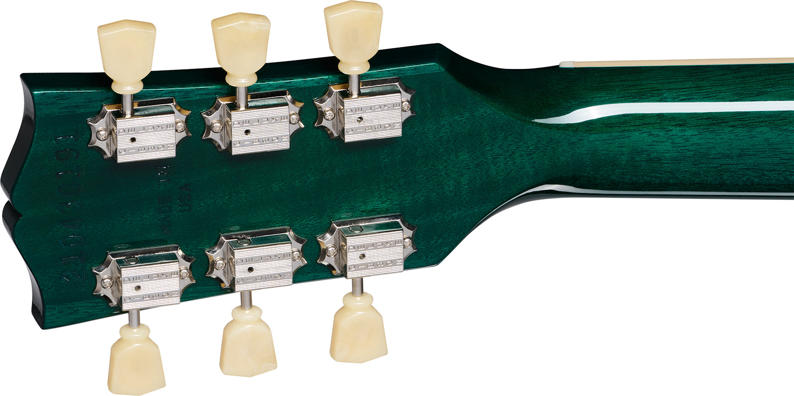 Gibson Sg Standard 1961 Custom Color 2h Ht Rw - Translucent Teal - Double Cut E-Gitarre - Variation 4