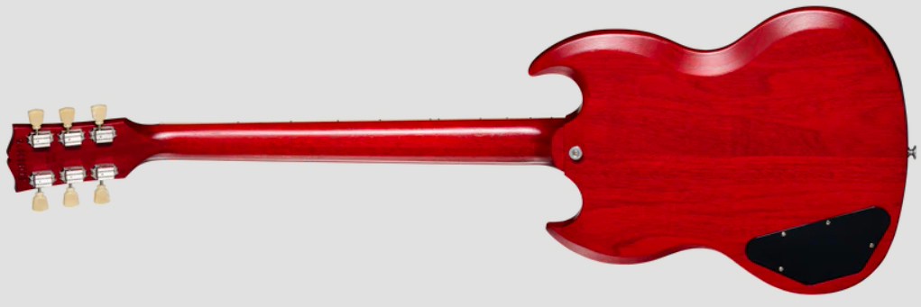 Gibson Sg Standard 1961 Faded W. 57 Classic Underwound Original 2h Ht Rw - Vintage Cherry Satin - Double Cut E-Gitarre - Variation 1