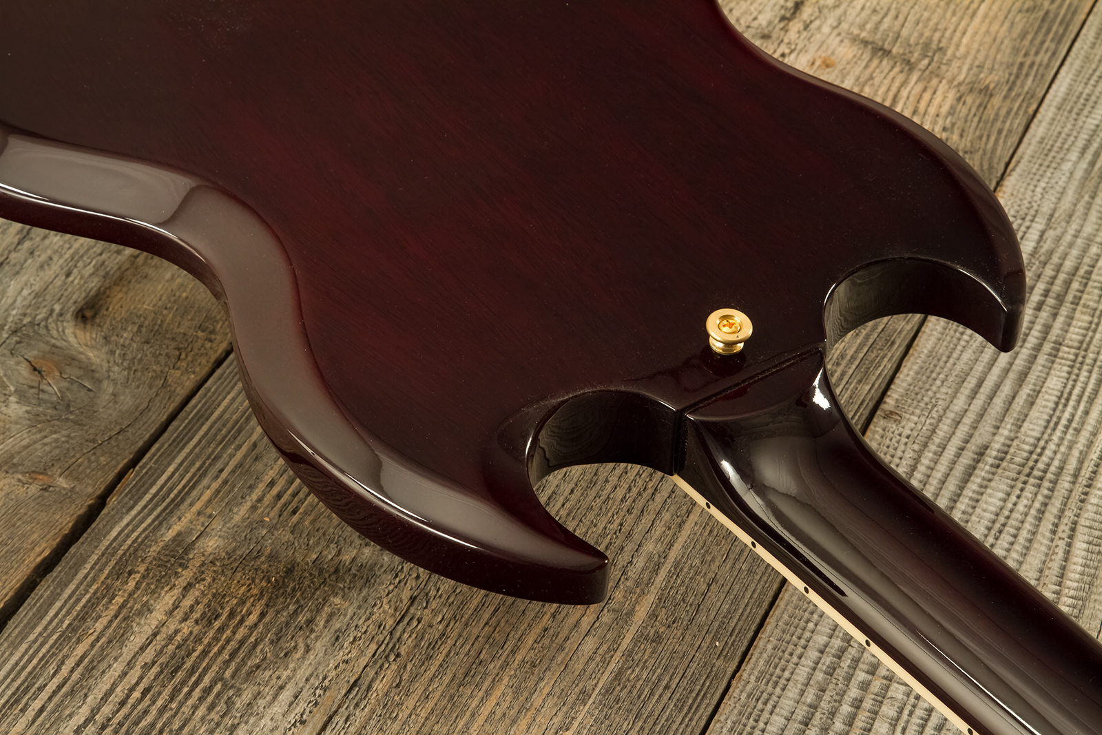 Gibson Sg Standard 1961 Gh Original 2h Ht Rw - Aged Cherry - Double Cut E-Gitarre - Variation 8