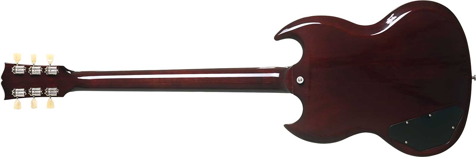 Gibson Sg Standard 1961 Maestro Vibrola T-type 2h Trem Rw - Aged Cherry - Double Cut E-Gitarre - Variation 1
