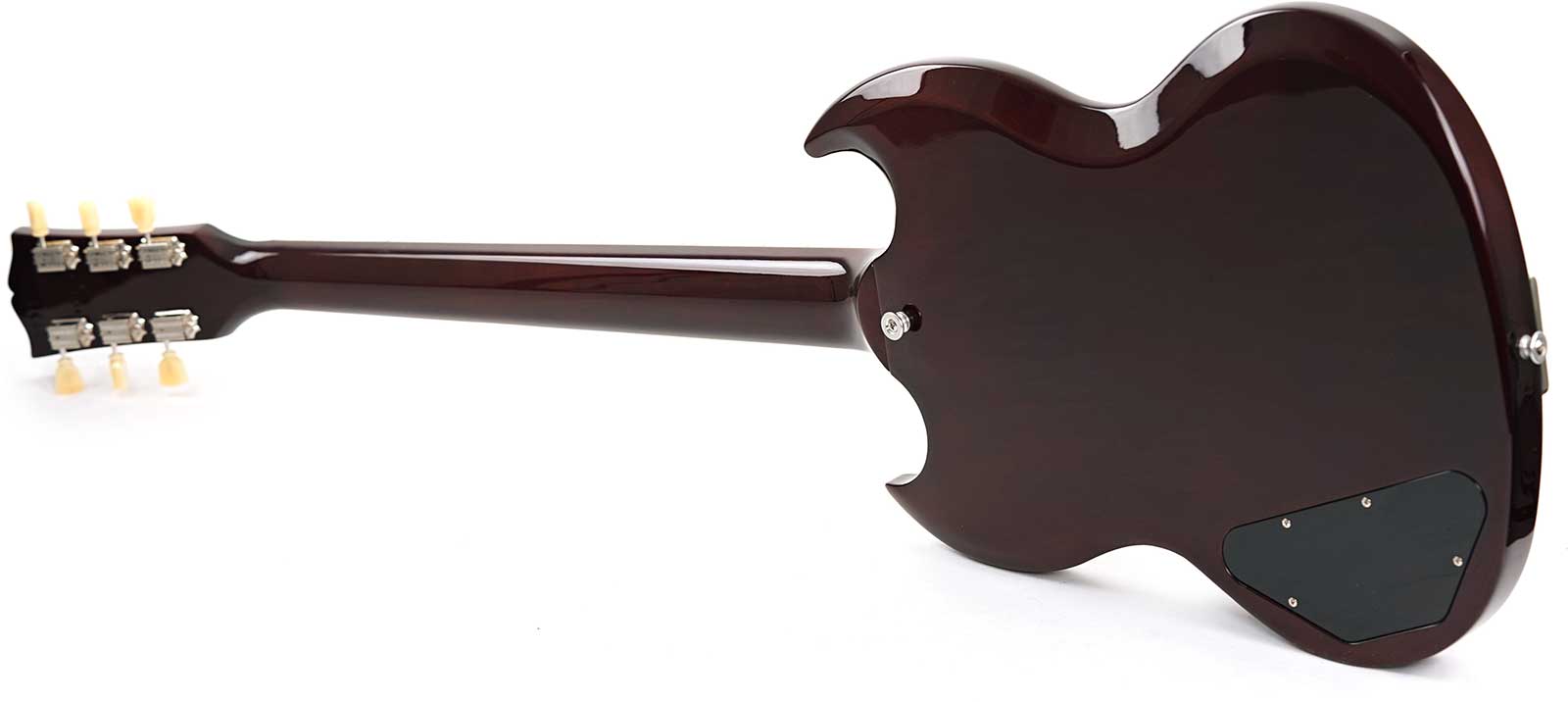 Gibson Sg Standard 1961 Maestro Vibrola T-type 2h Trem Rw - Aged Cherry - Double Cut E-Gitarre - Variation 3