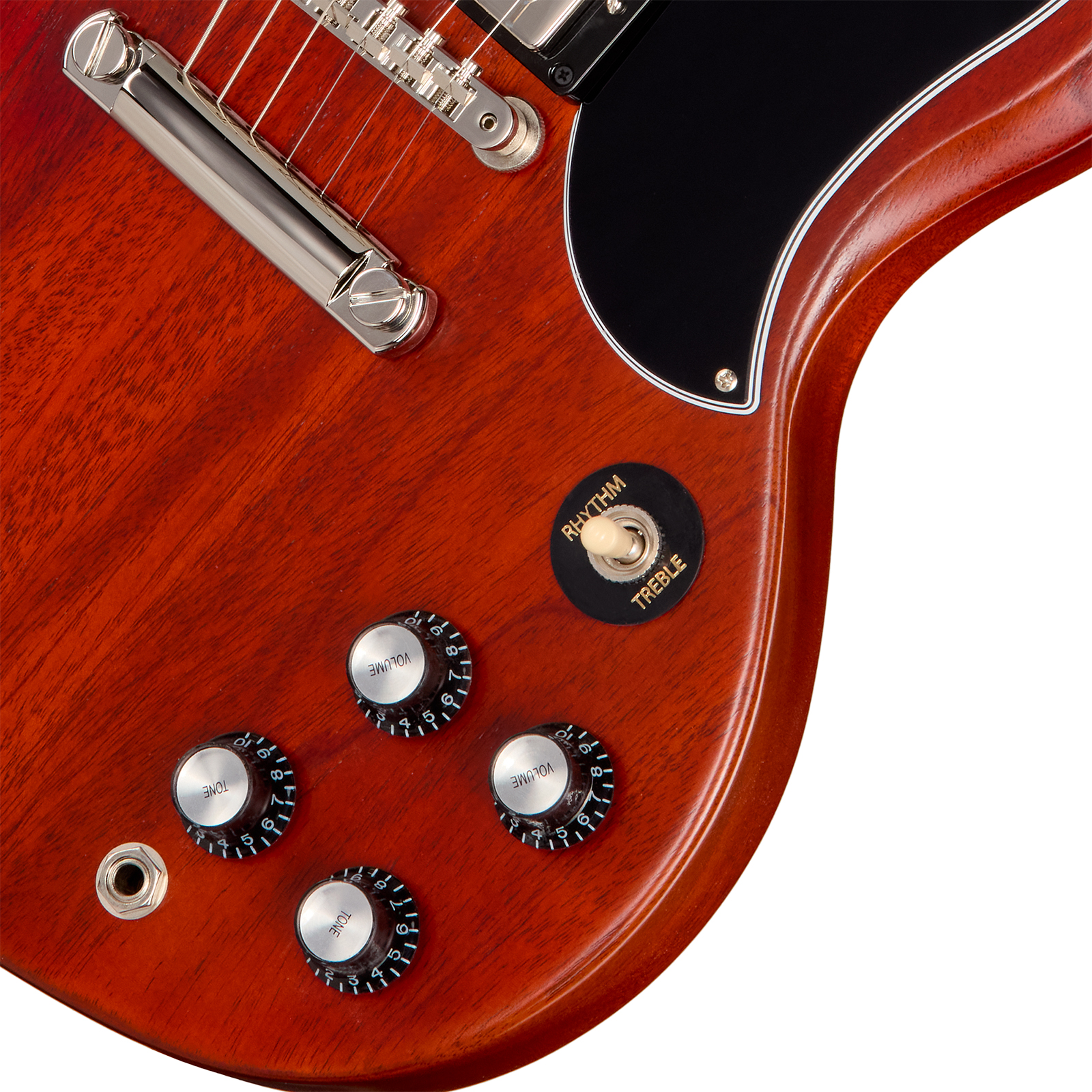 Gibson Sg Standard 1961 Original 2h Ht Rw - Faded Vintage Cherry Satin - Double Cut E-Gitarre - Variation 3