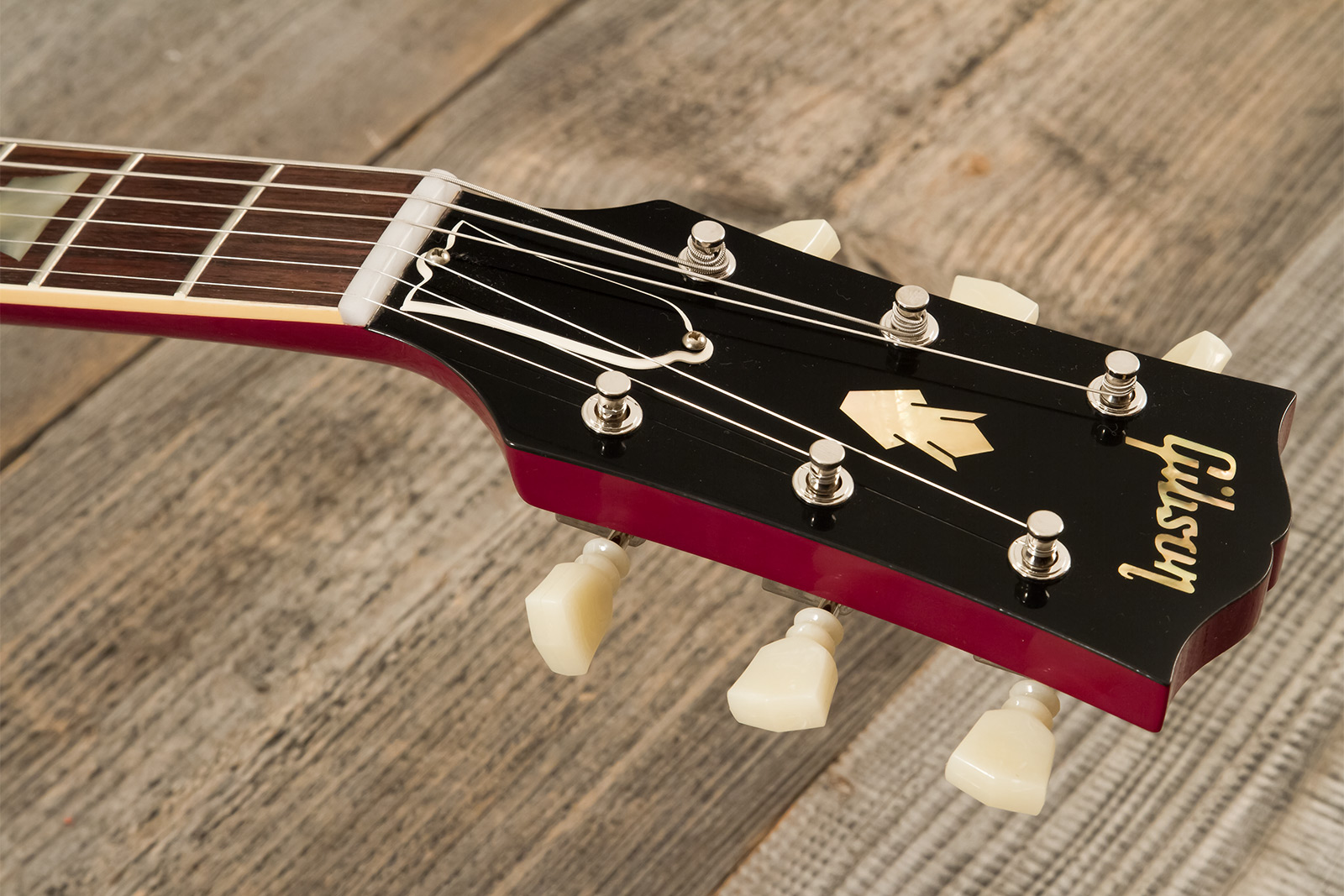 Gibson Sg Standard 1964 Maestro Vibrola 2h Trem Rw #502124 - Vos Metallic Plum - Double Cut E-Gitarre - Variation 6