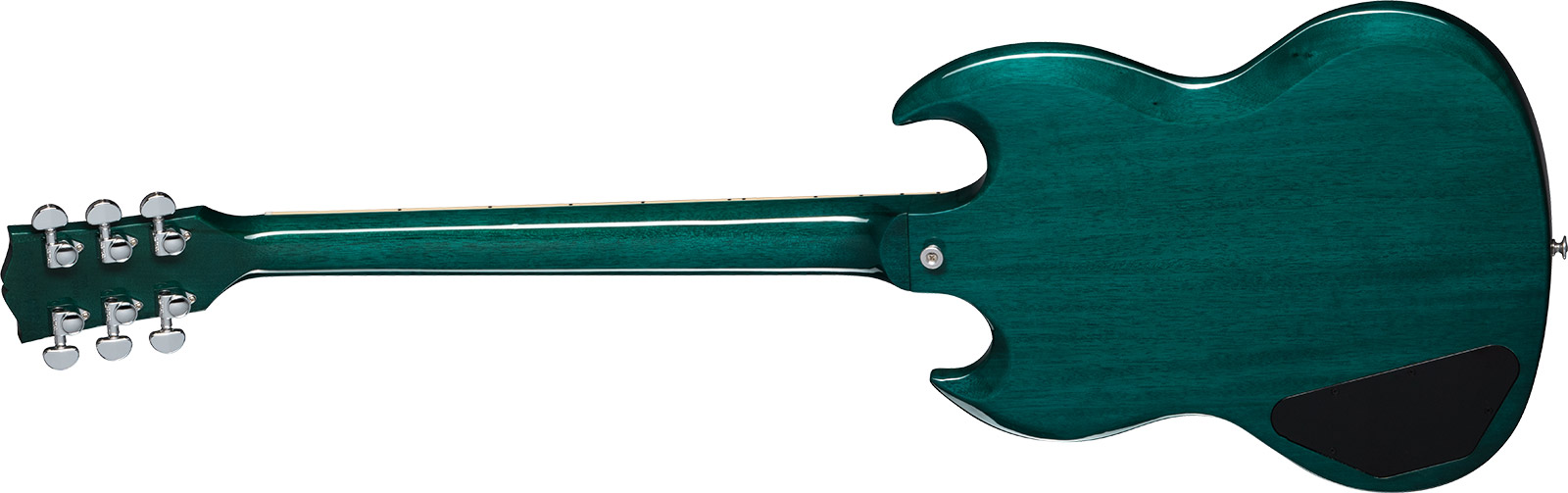 Gibson Sg Standard Custom Color 2h Ht Rw - Translucent Teal - Double Cut E-Gitarre - Variation 1