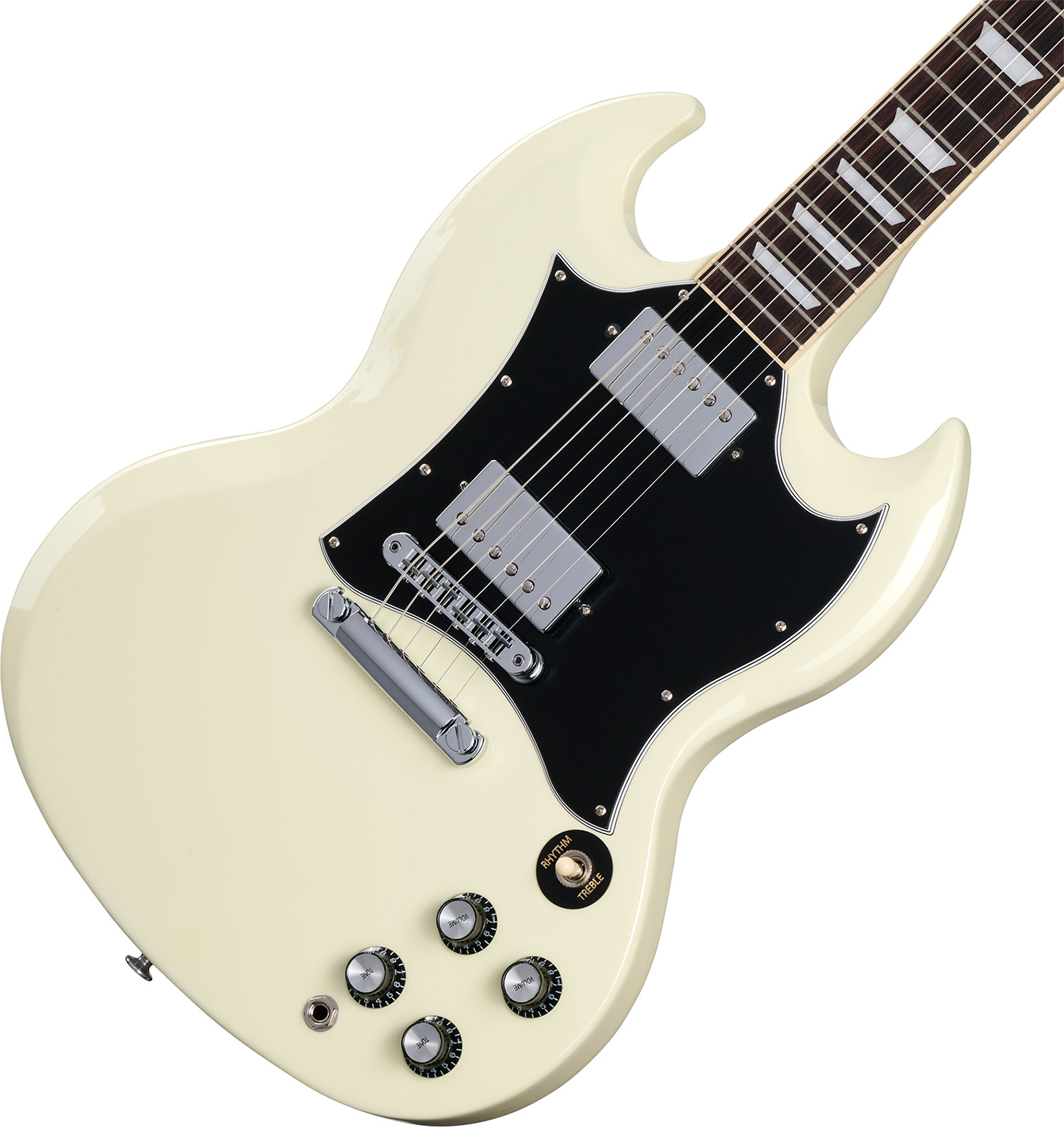 Gibson Sg Standard Custom Color 2h Ht Rw - Classic White - Double Cut E-Gitarre - Variation 3