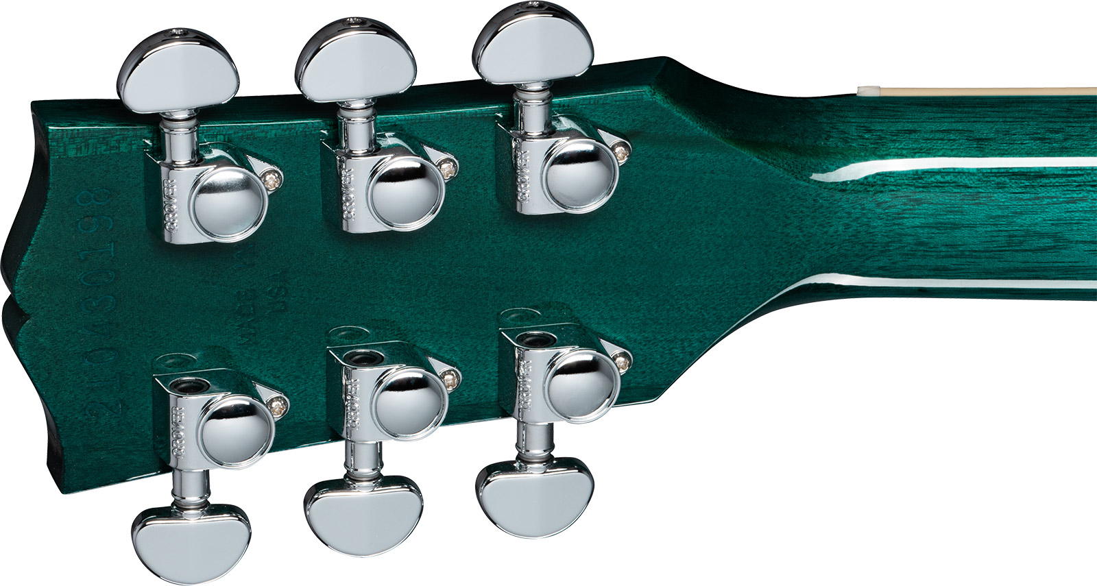 Gibson Sg Standard Custom Color 2h Ht Rw - Translucent Teal - Double Cut E-Gitarre - Variation 4