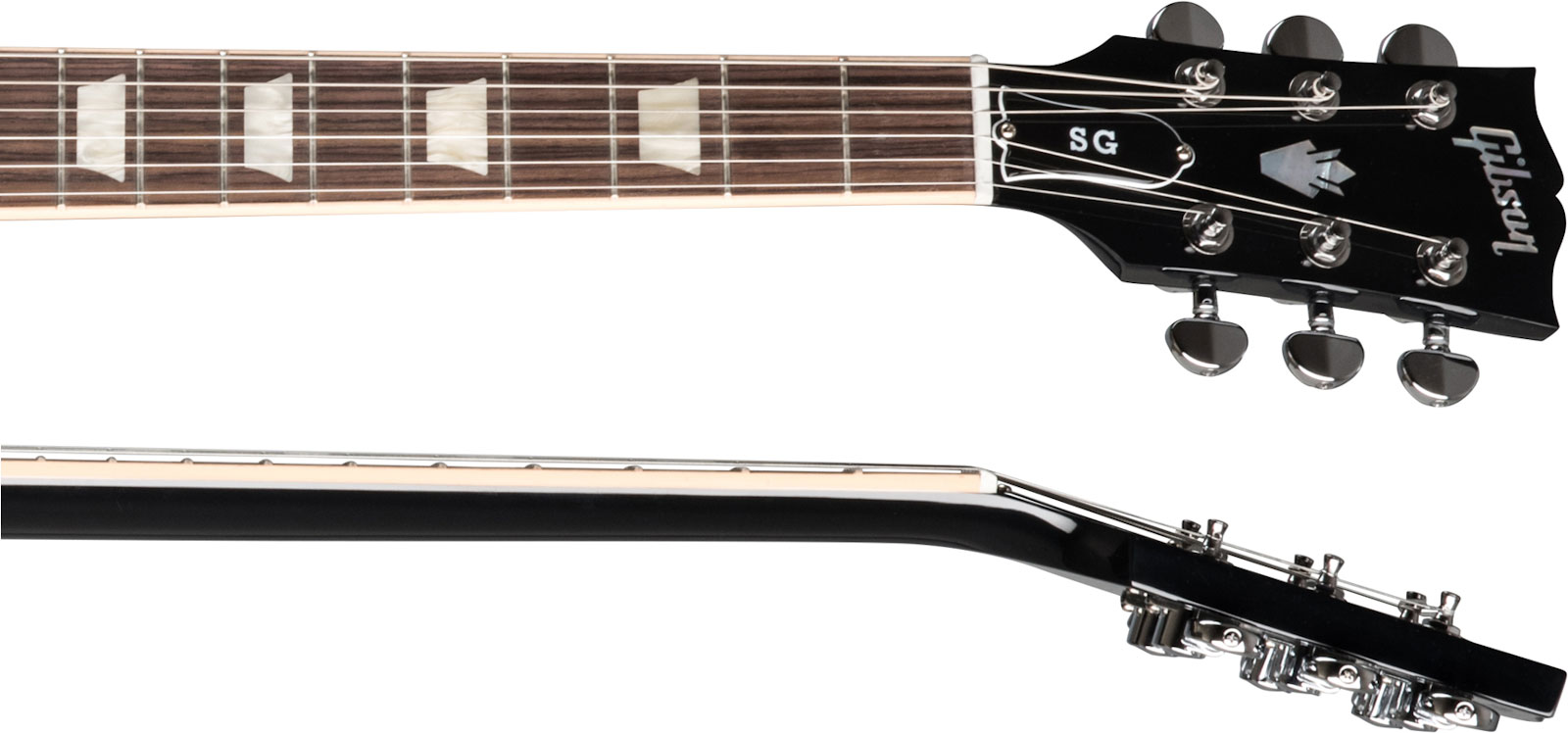 Gibson Sg Standard 2h Ht Rw - Ebony - Double Cut E-Gitarre - Variation 3