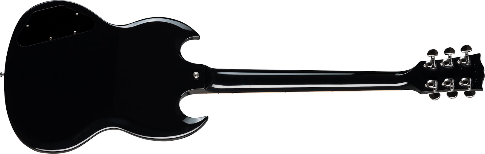 Gibson Sg Standard Lh Gaucher 2h Ht Rw - Ebony - E-Gitarre für Linkshänder - Variation 1