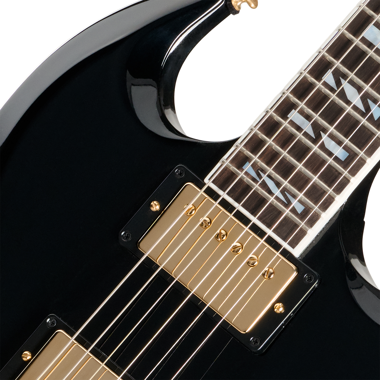 Gibson Sg Supreme Modern 2h Ht Eb - Ebony - Double Cut E-Gitarre - Variation 2