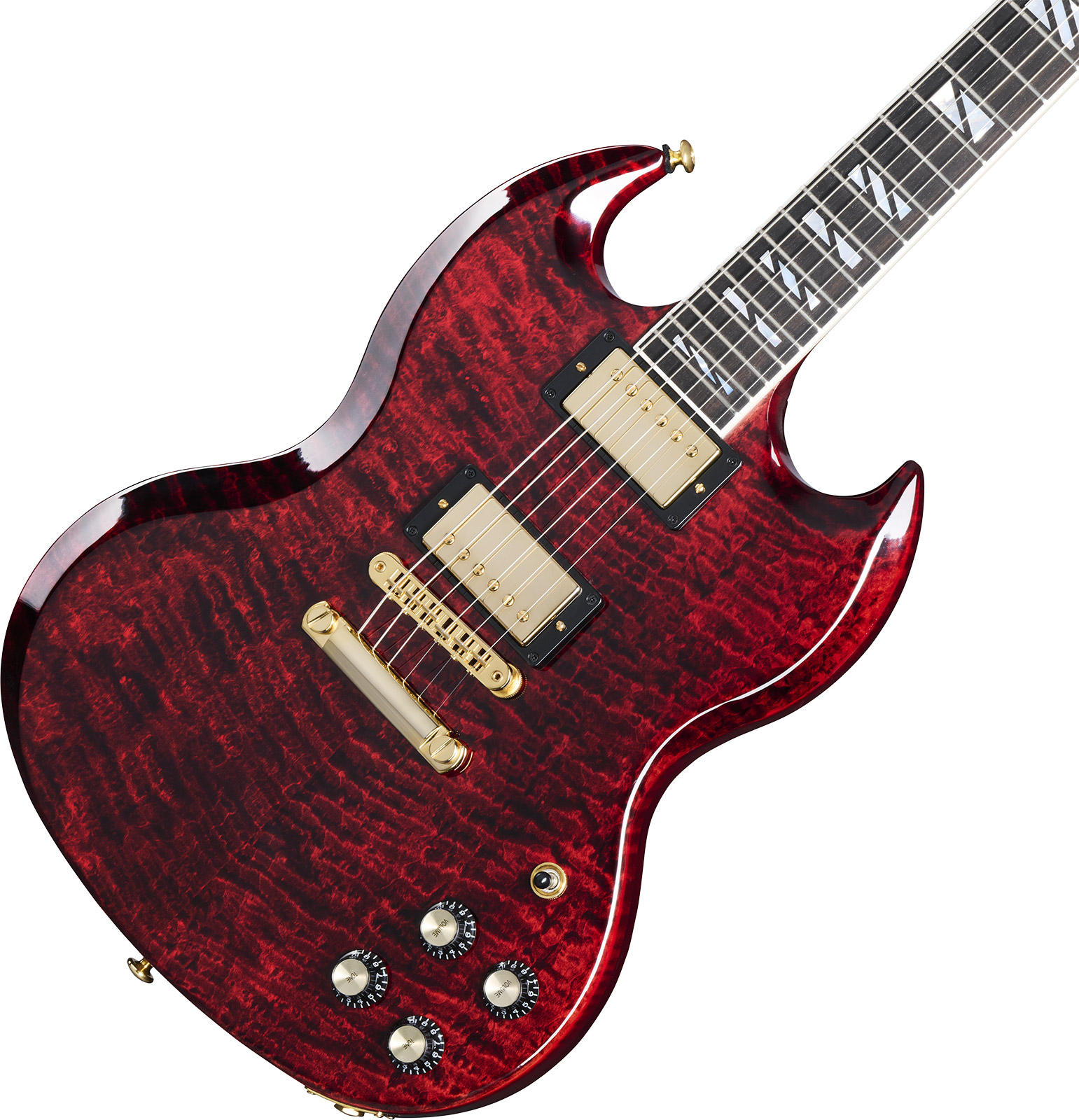 Gibson Sg Supreme Usa 2h Ht Rw - Wine Red - Double Cut E-Gitarre - Variation 3