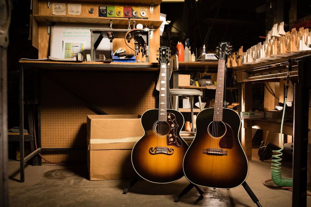 Gibson Sj-200 Original 2020 Super Jumbo Epicea Erable Rw - Vintage Sunburst - Elektroakustische Gitarre - Variation 6