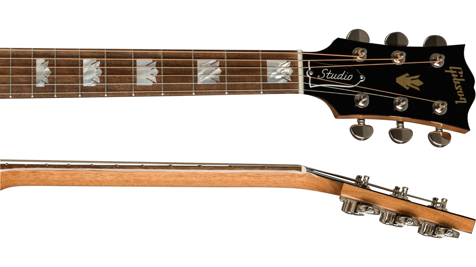 Gibson Sj-200 Studio Walnut Super Jumbo Epicea Noyer Noy - Antique Natural - Elektroakustische Gitarre - Variation 3