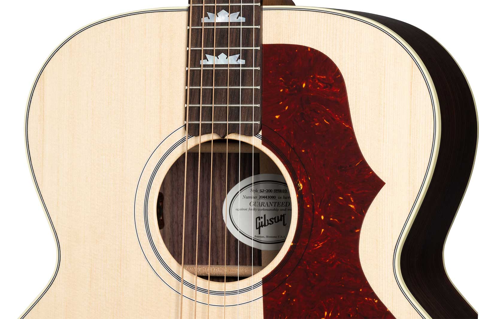 Gibson Sj-200 Studio Rosewood Modern 2024 Jumbo Epicea Palissandre Rw - Satin Natural - Folk-Gitarre - Variation 3