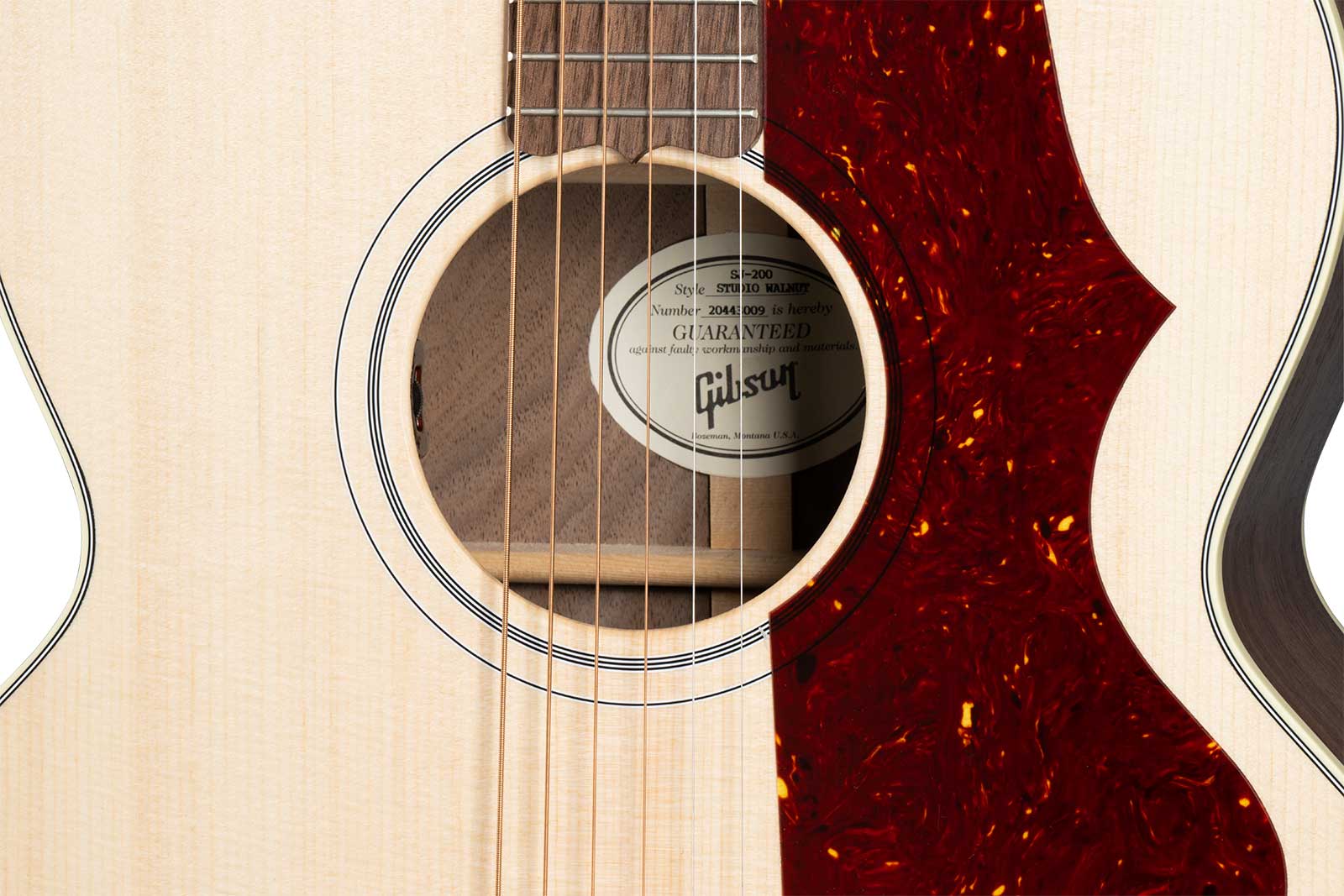 Gibson Sj-200 Studio Walnut Modern 2024 Jumbo Epicea Noyer Noy - Satin Natural - Folk-Gitarre - Variation 3