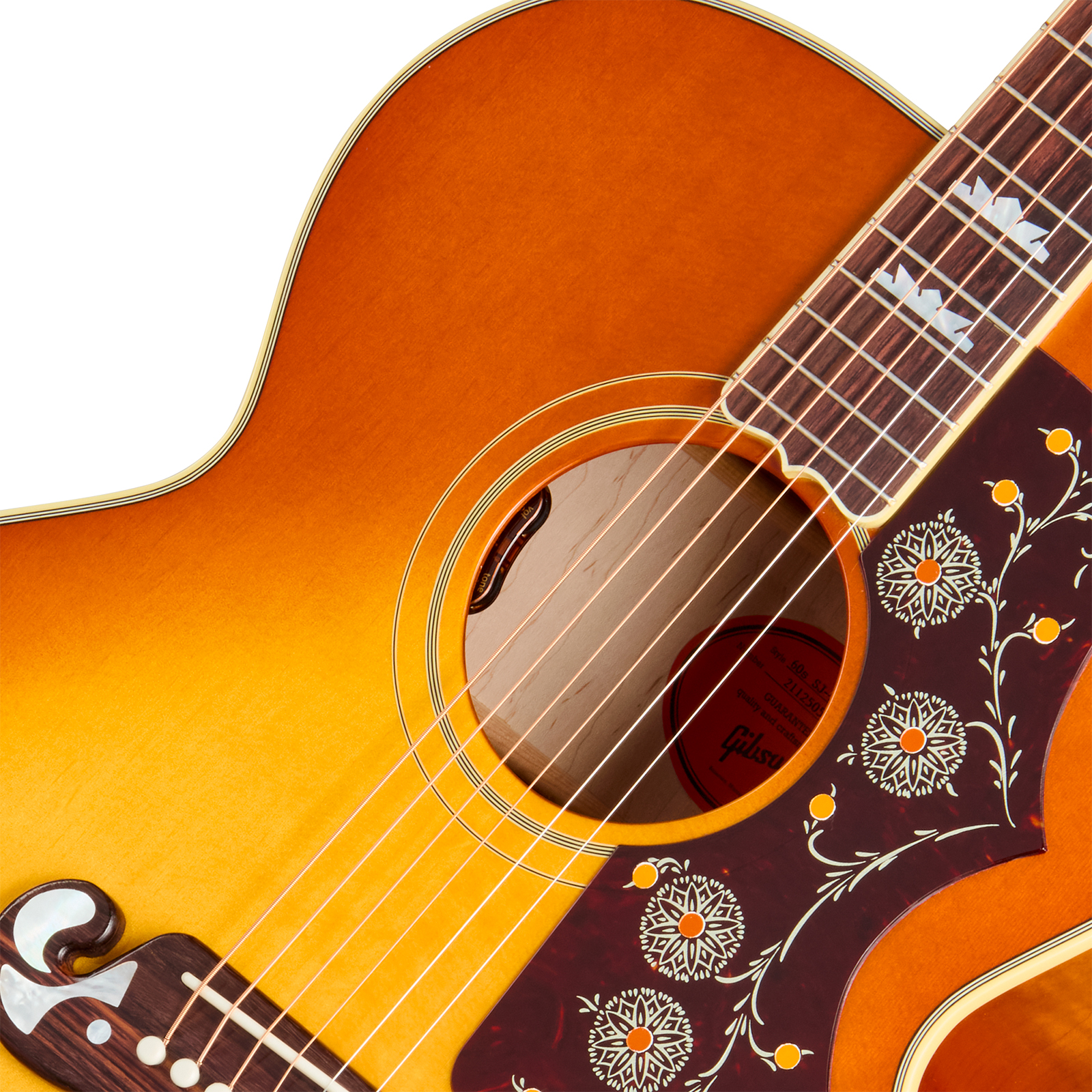 Gibson Sj200 60s Original Jumbo Epicea Erable Rw - Heritage Cherry Sunburst - Folk-Gitarre - Variation 2