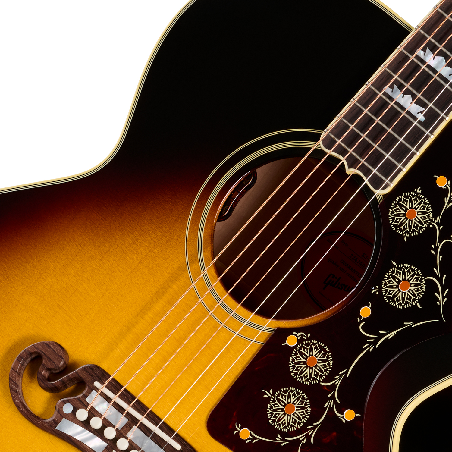 Gibson Sj200 Original (baggs Hifi Dna) Jumbo Epicea Erable Rw - Vintage Sunburst - Folk-Gitarre - Variation 2