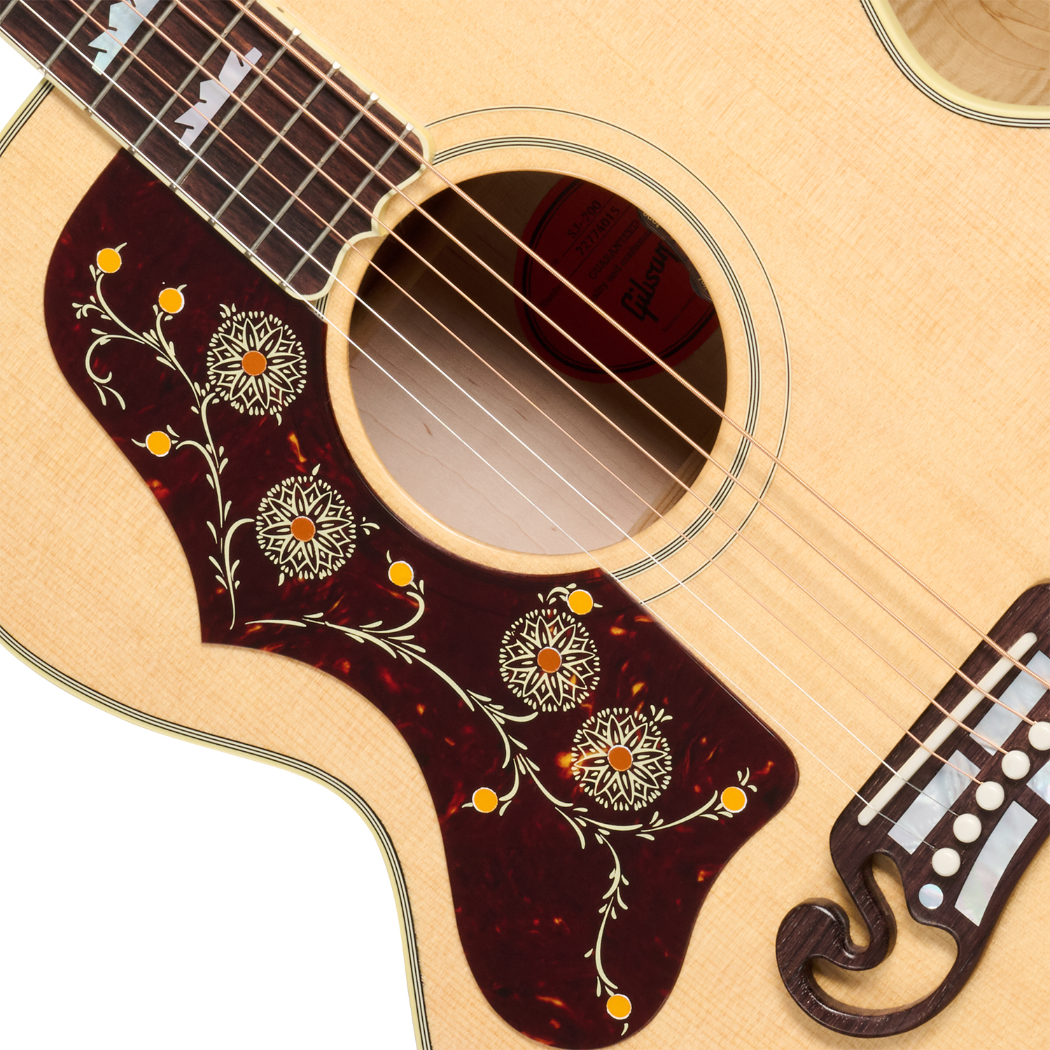Gibson Sj200 Original Lh (baggs Hifi Dna) Jumbo Gaucher Epicea Erable Rw - Antique Natural - Folk-Gitarre - Variation 2