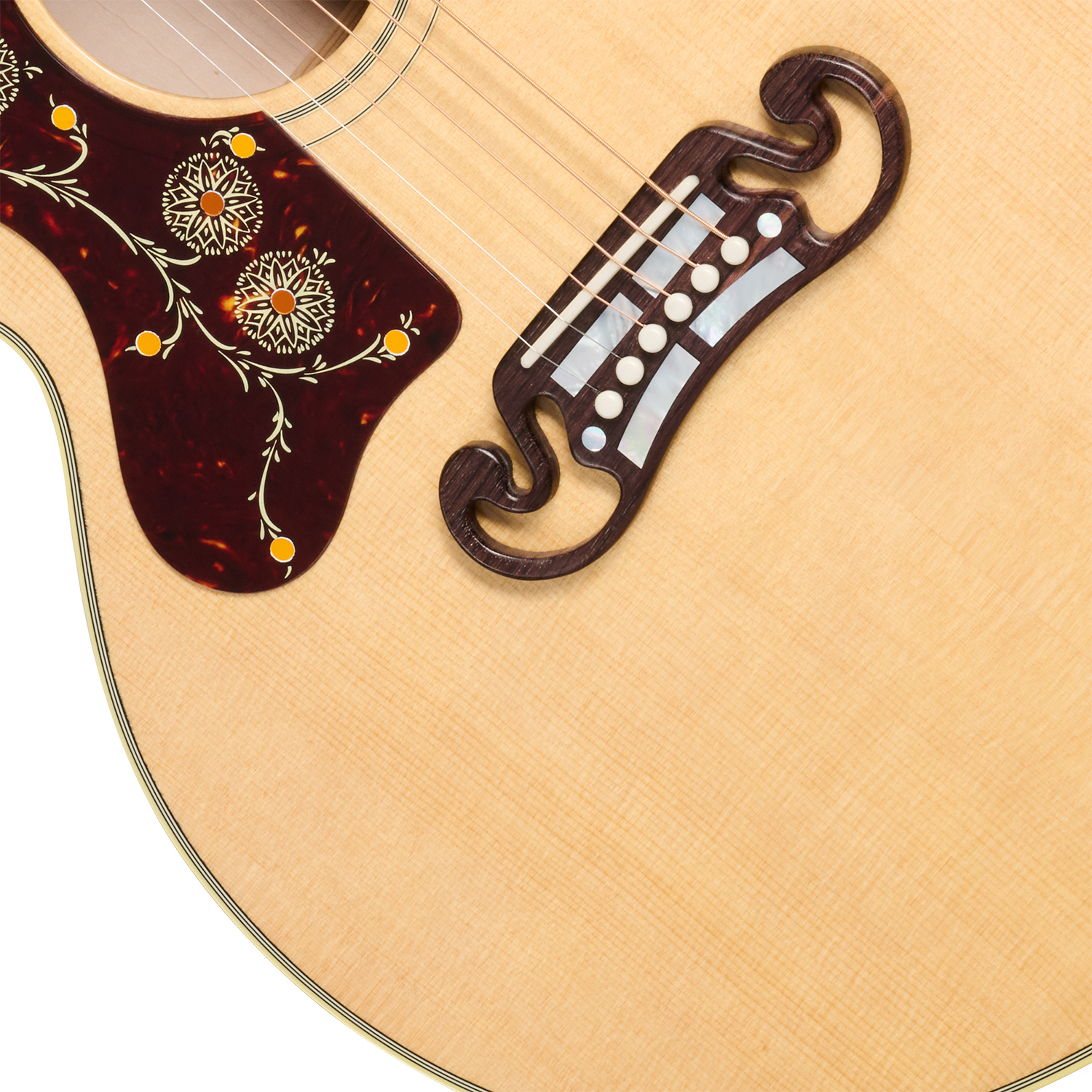 Gibson Sj200 Original Lh (baggs Hifi Dna) Jumbo Gaucher Epicea Erable Rw - Antique Natural - Folk-Gitarre - Variation 3