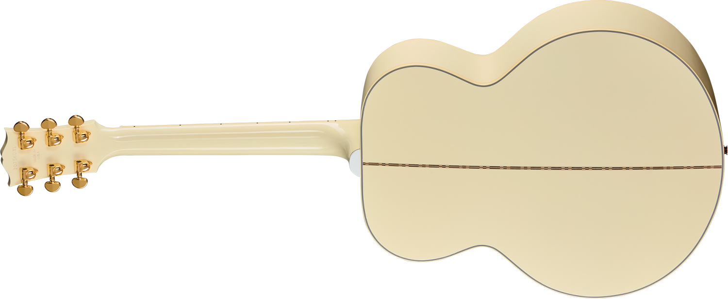 Gibson Sj200 Standard (baggs Hifi Dna) Jumbo 2026 Epicea Erable Rw - Classic White - Folk-Gitarre - Variation 1