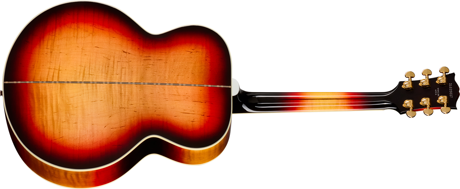 Gibson Sj200 Standard Maple Lh (baggs Hifi Dna) Jumbo Gaucher Epicea Erable Rw - Tri Burst - Folk-Gitarre - Variation 1