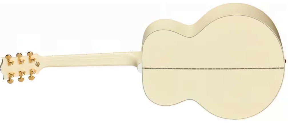 Gibson Sj200 Standard Modern Jumbo Epicea Erable Rw - Classic White - Folk-Gitarre - Variation 1