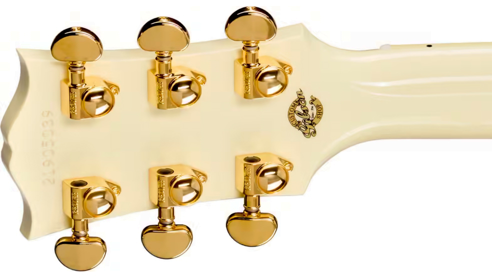 Gibson Sj200 Standard Modern Jumbo Epicea Erable Rw - Classic White - Folk-Gitarre - Variation 6