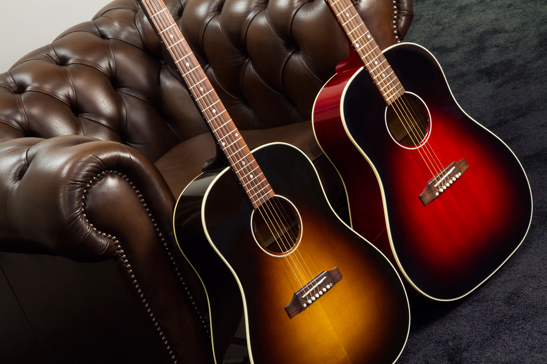 Gibson Slash J-45 2020 Signature Epicea Acajou Rw - November Burst - Elektroakustische Gitarre - Variation 6