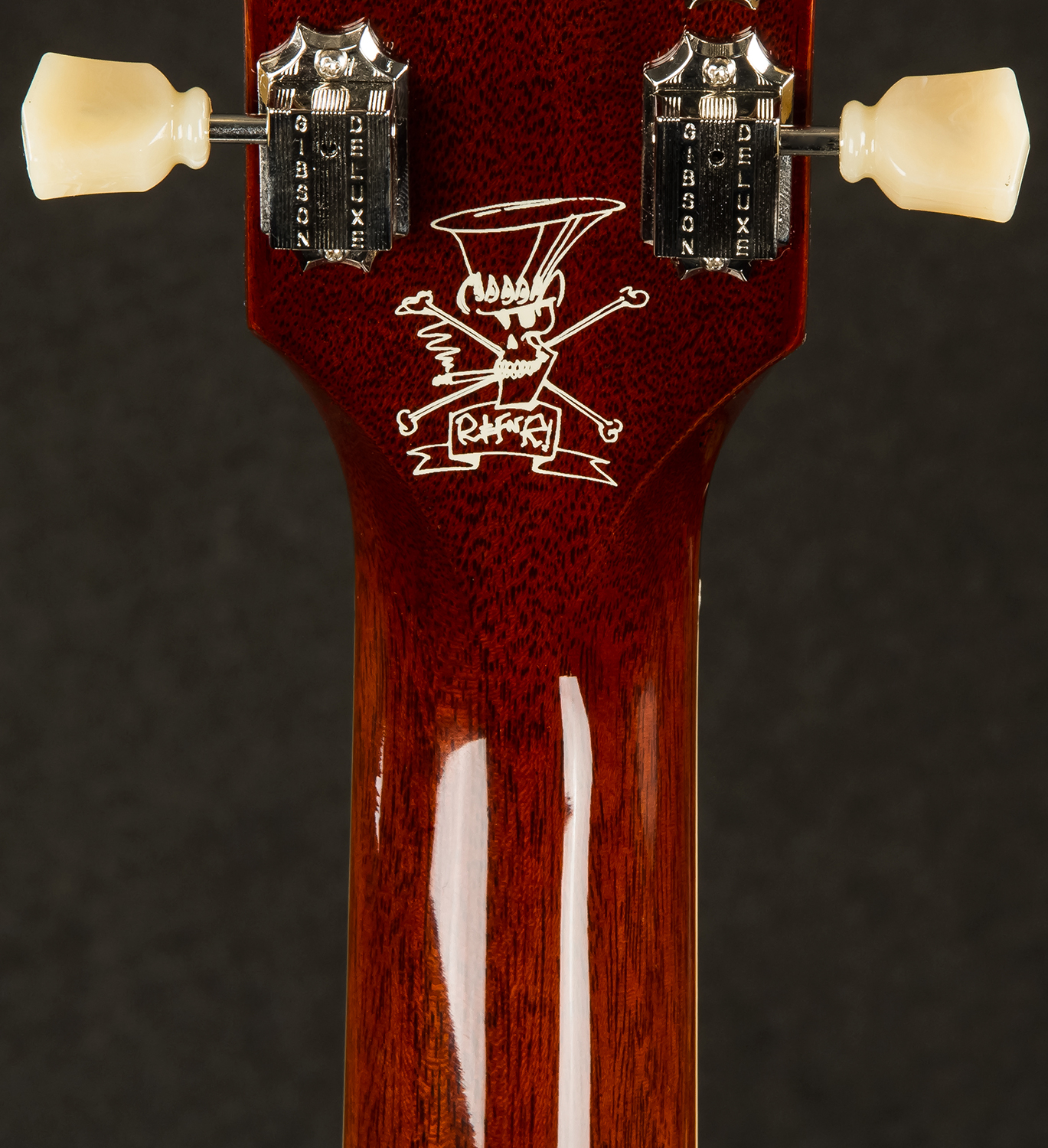 Gibson Slash J-45 2020 Signature Epicea Acajou Rw - Vermillion Burst - Elektroakustische Gitarre - Variation 6