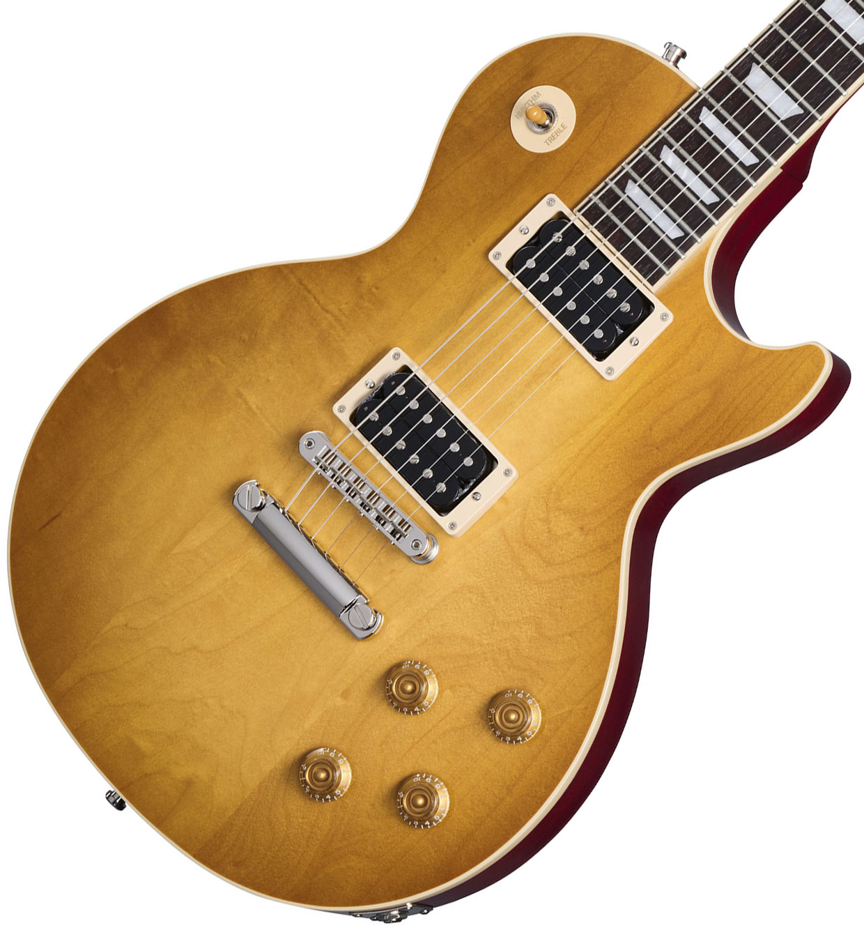 Gibson Slash Les Paul Standard Jessica Signature 2h Ht Rw - Honey Burst With Red Back - Single-Cut-E-Gitarre - Variation 4