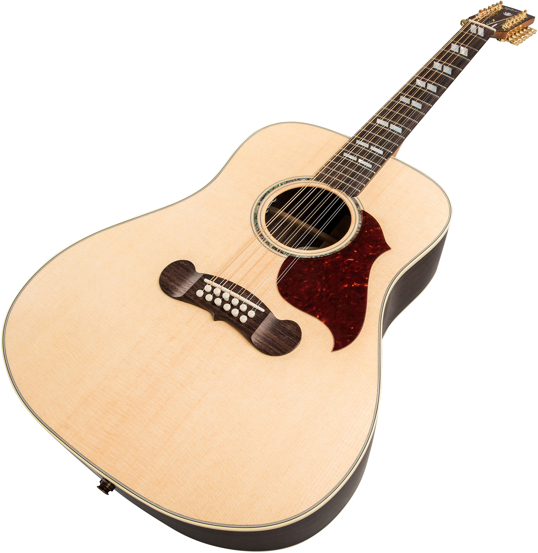 Gibson Songwriter 12-string 2019 Dreadnought 12-cordes Epicea Palissandre Rw - Antique Natural - Westerngitarre & electro - Variation 1