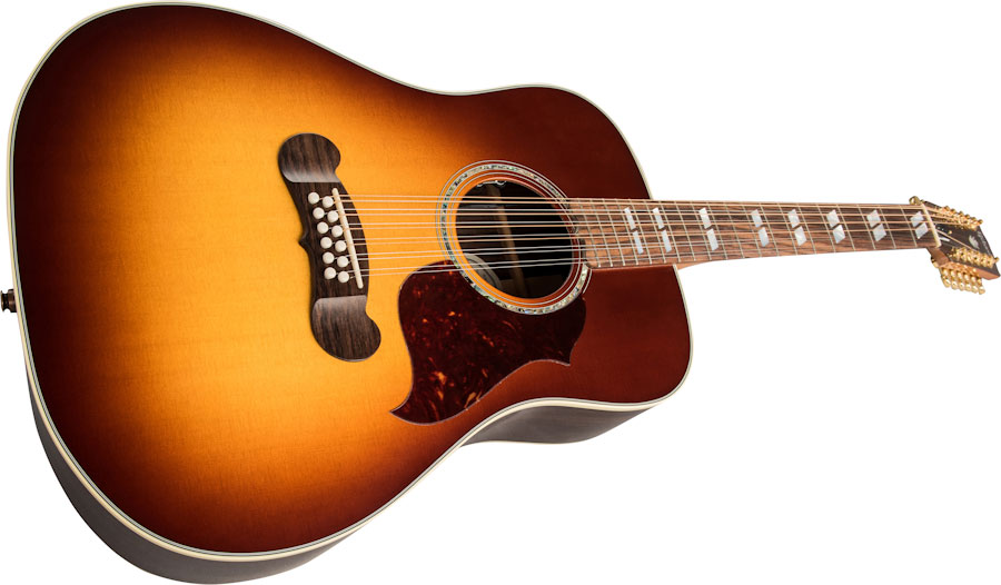 Gibson Songwriter 12-string 2019 Dreadnought 12c Epicea Palissandre Rw - Rosewood Burst - Elektroakustische Gitarre - Variation 3