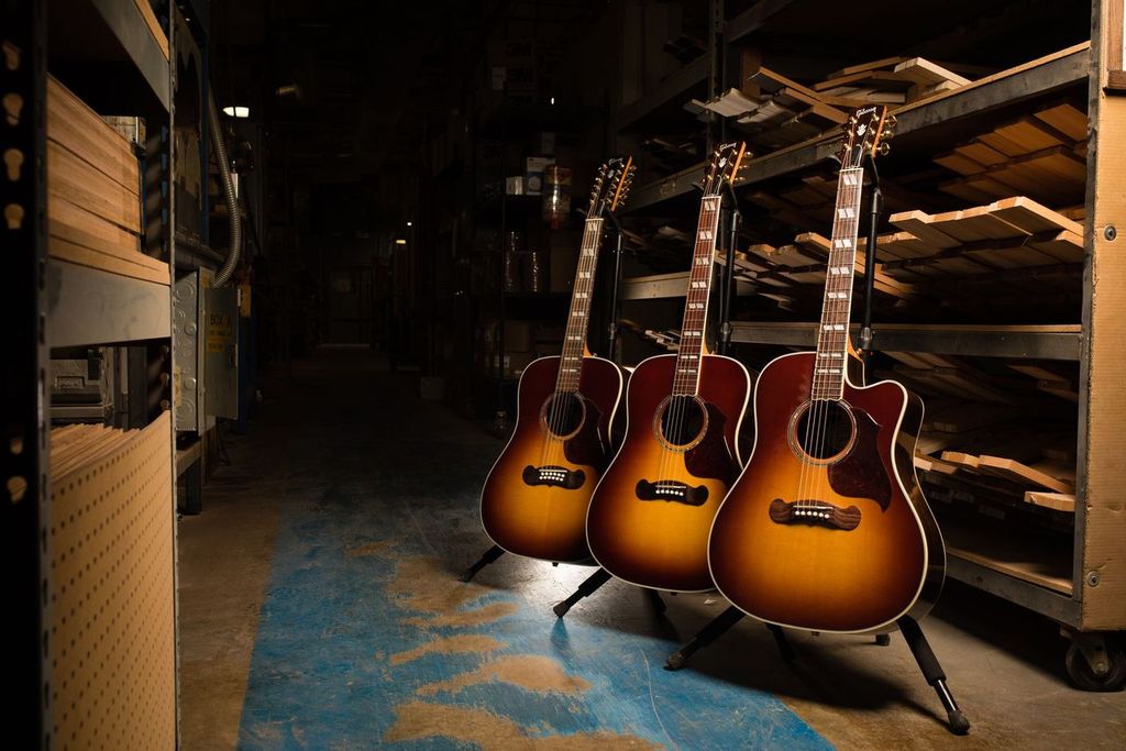 Gibson Songwriter 12-string 2019 Dreadnought 12c Epicea Palissandre Rw - Rosewood Burst - Elektroakustische Gitarre - Variation 6