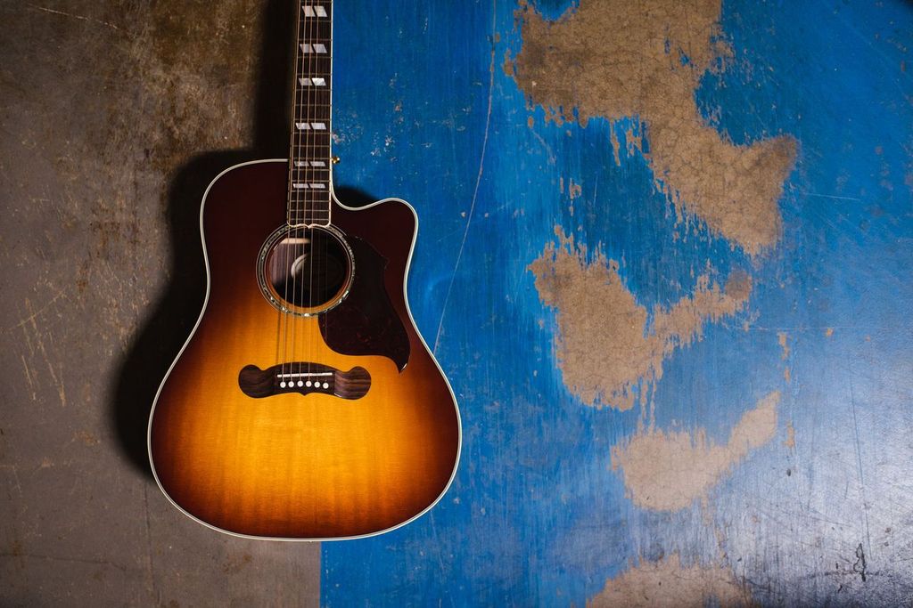 Gibson Songwriter 2019 Dreadnought Epicea Palissandre Rw - Burst - Westerngitarre & electro - Variation 5