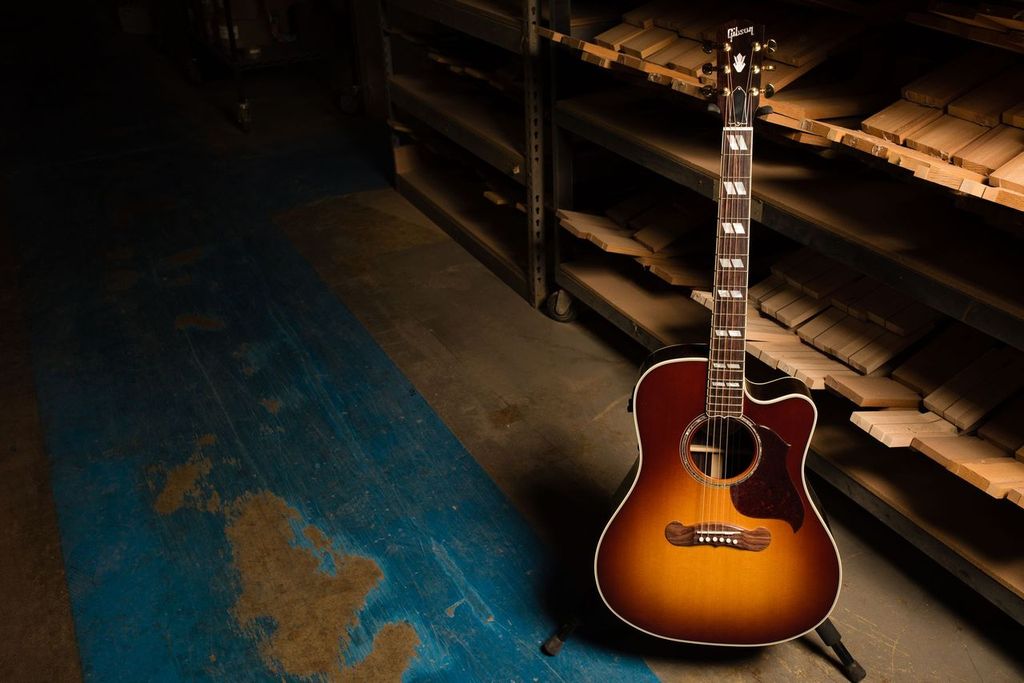 Gibson Songwriter 2019 Dreadnought Epicea Palissandre Rw - Burst - Westerngitarre & electro - Variation 6